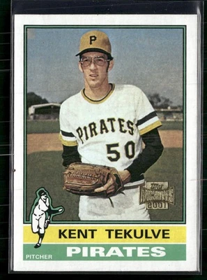 2001 Topps Archives #76 Kent Tekulve - Image 1 of 2