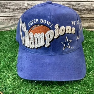 Vintage Dallas Cowboys Snapback Hat Cap Super Bowl Champions Drew Pearson 90s - Picture 1 of 6