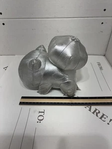 Bulbasaur Plush Pokemon 12” Metallic Silver - Picture 1 of 4