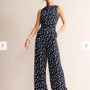 Boden Clarissa Polka Dot Jumpsuit - Size 16 - Imagen 1 de 16