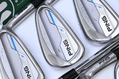 Ping i-Series E1 Irons / 3-PW / Silver Dot / X-Flex Project X Rifle Steel Shafts - Image 1 of 4