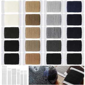 20 Pcs Darning Yarn 50% Wool 50% Acrylic 1200m Darning Thread with 24 Pcs Lar... - Picture 1 of 6