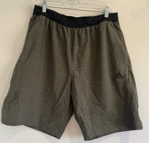 Adidas Herren Axis Knit 3.0 Performance Sport Shorts Taschen grün Gr. Medium - Bild 1 von 8