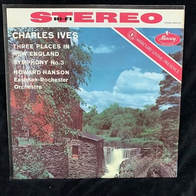 MERCURY Living Presence SR90149 IVES Symphony #3 ST LP FR1/FR1 P17 WHITE PROMO.. - Image 1 of 4