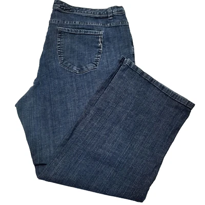 Style & Co. Tummy Control Jeans Women's Size 22 Blue Petite Straight Leg 40WX27L - Image 1 of 4