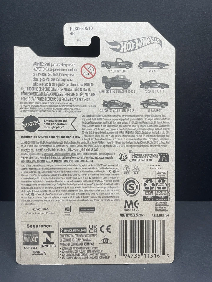 Hot Wheels 2023 - Porsche 993 GT2 - 55th Anniversary Edition - Black