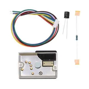 Optical Dust and Smoke Particle Sensor with Cables - GP2Y1014AU0F - Picture 1 of 2