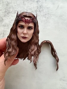 Head Sculpt Figure 1:6 Scarlet Witch 5.0 Accessories Hot Toys MMS653 Collectible - Picture 1 of 4