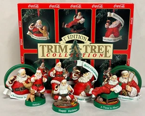 Coca-Cola - 1st Edition Trim-A-Tree Christmas Ornament Collection - 7 Pieces - Picture 1 of 10