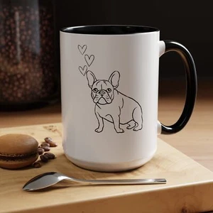 Cutest face ever. Frenchy lover  Coffee Mug (11, 15oz) - Picture 1 of 46