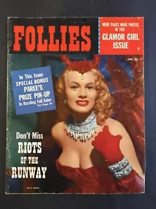 Januar 1956 Follies Pinup Mädchen Magazin - Bild 1 von 2