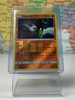 SHIPS SAME DAY Pokemon Card Zygarde 72/131 Reverse Holo Basic Fighting Type Rare - Image 1 of 4