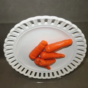 ✨VTG Jay Willfred Andrea by Sadek Trompe L'oeil Carrots Ceramiche Plate 9.75"✨ - Picture 1 of 6