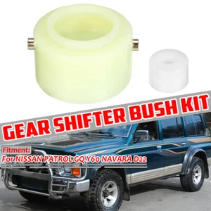2Pcs Gear Shifter Stick Bushing Bush Kit For Nissan Patrol GQ Y60 Navara D21 D22 - Picture 1 of 7
