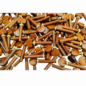 20pc Good Violin Pegs 4/4 Jujube Wood with Boxwood Collar Violin tuning pegs - Picture 1 of 6