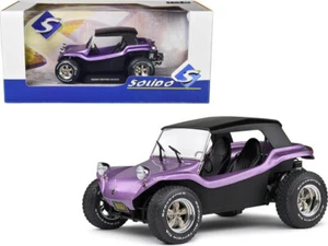 VW BUGGY MEYERS MANX 1968 SOFT ROOF PURPLE METAL SOLIDO S1802706 1:18 VOLKSWAGEN - Imagen 1 de 6