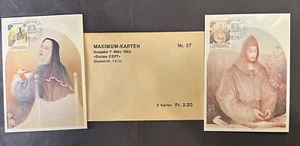 LIECHTENSTEIN 1983 #37 MAXIMUM CARDS (2) 19839 - Picture 1 of 1