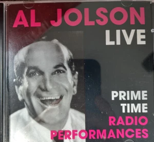 New Al Jolson Live Prime Time Radio Performances CD - Picture 1 of 2