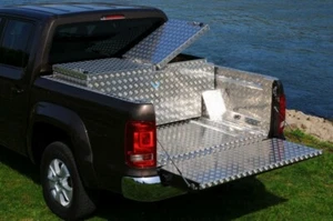 AMAROK Doka Pickupbox Pickup BOX Alu Doppelkabine Toolbox Werkzeugkiste  - Bild 1 von 9