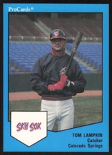 1989 ProCards Minor League Team Sets Tom Lampkin #254 Sky Sox
