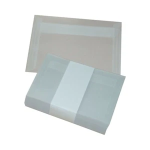 100 DIN C6 Transparent Briefumschläge 92g transparentes Kuvert Umschlag - Bild 1 von 3