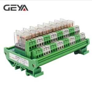 Módulo de relé Omron de 8 canales GEYA 2NG2R 2NC 12V 24V CA DC DPDT relé para PLC - Imagen 1 de 11
