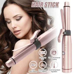 Portable Curling Wand, Mini Cordless Curling Iron USB Rechargeable Ceramic Hair - Picture 1 of 15