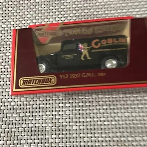 Y12 Matchbox Yesteryear 1937 GMC Van Goblin Electric Cleaners mint boxed - Picture 1 of 5