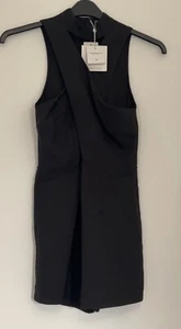 BNWT Missguided Black Cross Front Size 10 - Picture 1 of 6