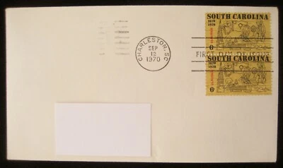 United States Stamps 1970 SOUTH CAROLINA 1670-1970 First Day of Issue Stamp 6c - Image 1 of 4