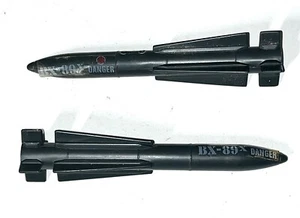GI Joe Skystriker 2 misiles grandes solo de colección 1983 BX-89X - Imagen 1 de 6
