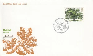 Oak Tree GB RM FDC STAMPEX Royal Horticultural Hall 1973 (130081) - Picture 1 of 1