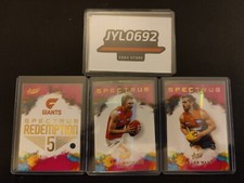 GWS Giants 2022 Select AFL Footy Stars Spectrum Redemption #5 #014/125 Ward