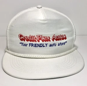 Vintage CreditPlex Autos Promo Mütze Werbung Zwieback Texas Strapback Trucker Cap USA - Bild 1 von 8