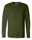 Внешний вид - Bella Canvas - Men's Long Sleeve Jersey Tee, Cotton T-Shirt, Filmore, 3501