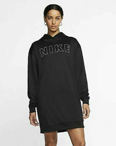 Nike Womens Black SPTCAS DB3828-010 Loose Fit Long Sleeve Hoodie Size XL - Picture 1 of 12