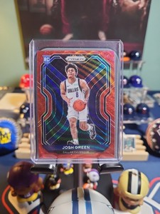 2020-21 Panini Prizm Red Wave Josh Green Mavericks