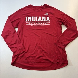 Indiana Hoosiers Football Adidas Creator T Shirt Adult Sz L Digi-Camo Logo EUC! - Picture 1 of 8