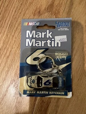 Nascar Legends Of Racing, 1/87th Diecast keychain #6 Mark Martin Viagra Lm - Image 1 of 3