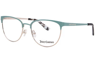 Juicy Couture JU-318 PYW Eyeglasses Youth Kids Girl's Matte Teal Full Rim 51mm - Image 1 of 4