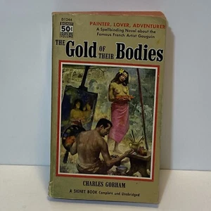 1955 Das Gold ihrer Körper Charles Gorham Erstdruck Signet Gauguin Buch - Bild 1 von 7