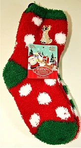 Scarpa Rudolph Renna Clarice Natale Vacanze Nuova 2 Paia Calzini Fuzzy Tg 4-10  - Foto 1 di 4
