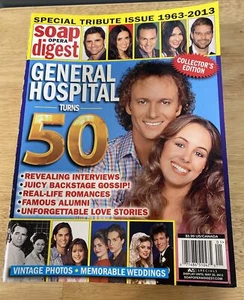 2013 SOAP DIGEST Special Edition GENERAL HOSPITAL Turns 50 Collector’s Edition - Picture 1 of 4