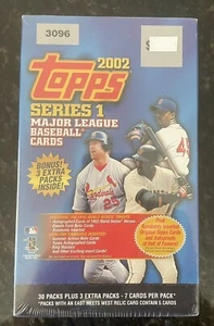 2002 TOPPS SERIES 1 FACTORY SEALED RETAIL BOX 33 PACKS - 7 CARDS/PACK - Picture 1 of 1