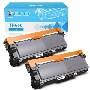 Cartucho de tóner negro de alto rendimiento 2 piezas para impresora Brother TN660 TN630 DCP-L2540DW - Imagen 1 de 7