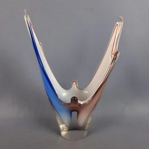 Vase Glas Coquille Flygsfors Design Paul Kedelv Mehrfarbig Modernes Design 1956 - Bild 1 von 19