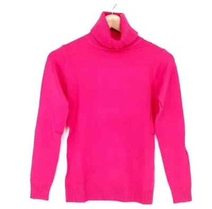 ITALY Damen Pullover Rollkragen Feinstrick Größe 32 34 36 38 40 pink NEU IT54 - Bild 1 von 8