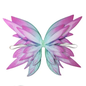 Kids Fairy Angel Wings Festivals Gradient Cosplay Elf Wings Props Party AU - Picture 1 of 20