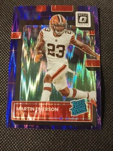 2022 Martin Emerson Donruss Optic Purple Shock Rated Rookie Card RC #275 BROWNS - Bild 1 von 3