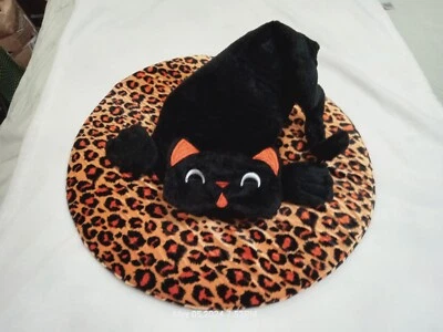 Elegante Sombrero de Bruja Disfraz Accesorio Adulto Halloween Foto 1 de 4